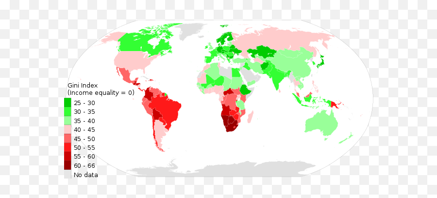 2014 Gini Index World Map Income Inequality - Social Inequality In The World Today Emoji,Emoji Meaning Chart