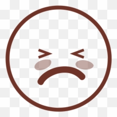 Transparent Png Svg Vector File - Circle Emoji,Anxious Emoticon