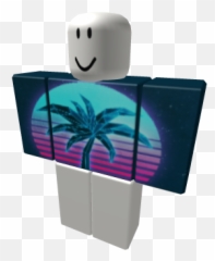 Palm Tree X Vaporwave - Roblox Tropical Blue Bucket Hat Emoji,Palm Tree Emoticons
