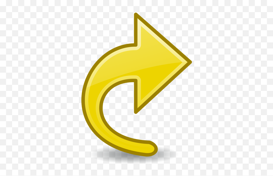 Redo Arrow - Arrow Symbol Png Yellow Emoji,Left Arrow Emoji