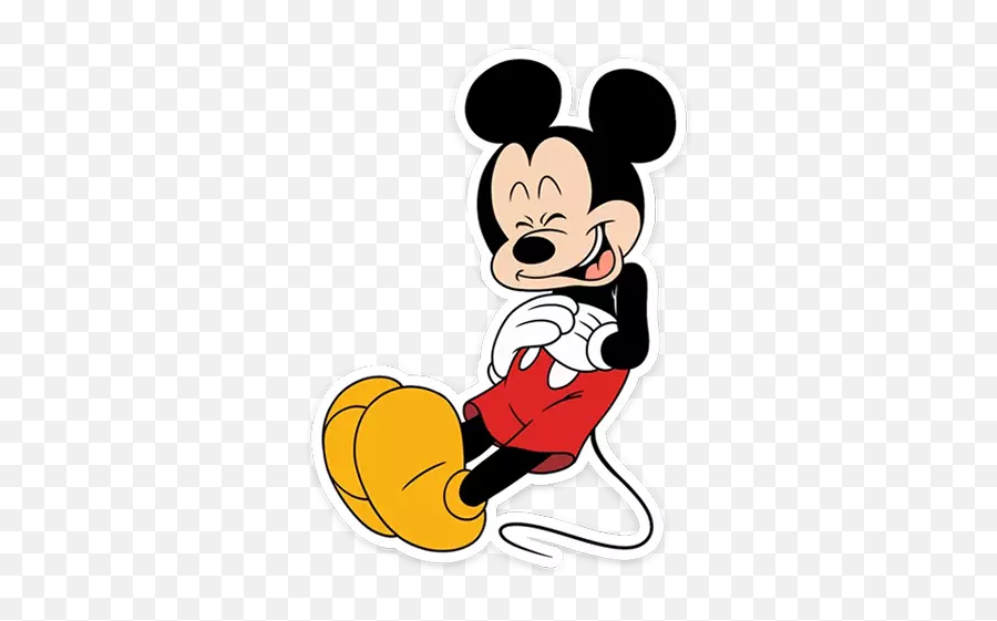 Mickey Mouse 1 Stickers For Whatsapp - Cartoon Emoji,Mickey Mouse Emoji F.....