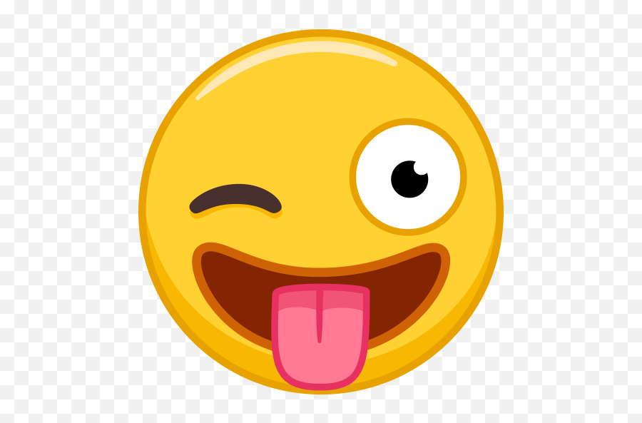 Vk Sticker - Icon With Tongue Emoji,Emoji Stickers Download
