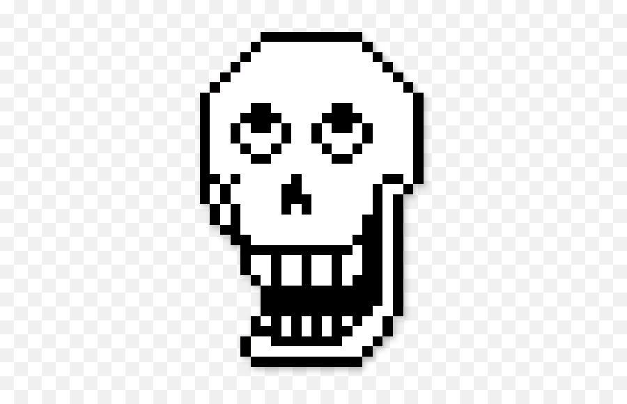 Undertalepapyrus Papyrus Undertale - Papyrus Head Png Emoji,Papyrus Emoji