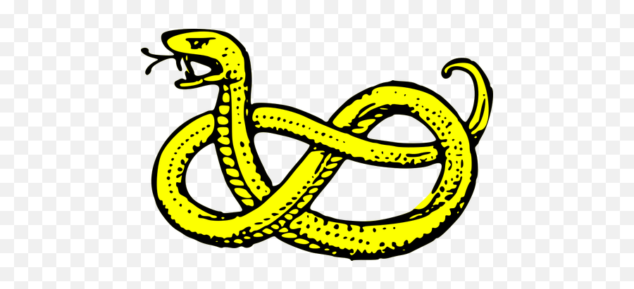 Yellow Snake Vector Clip Art - Coat Of Arms Symbols Snake Emoji,Snake Emoji Shirt