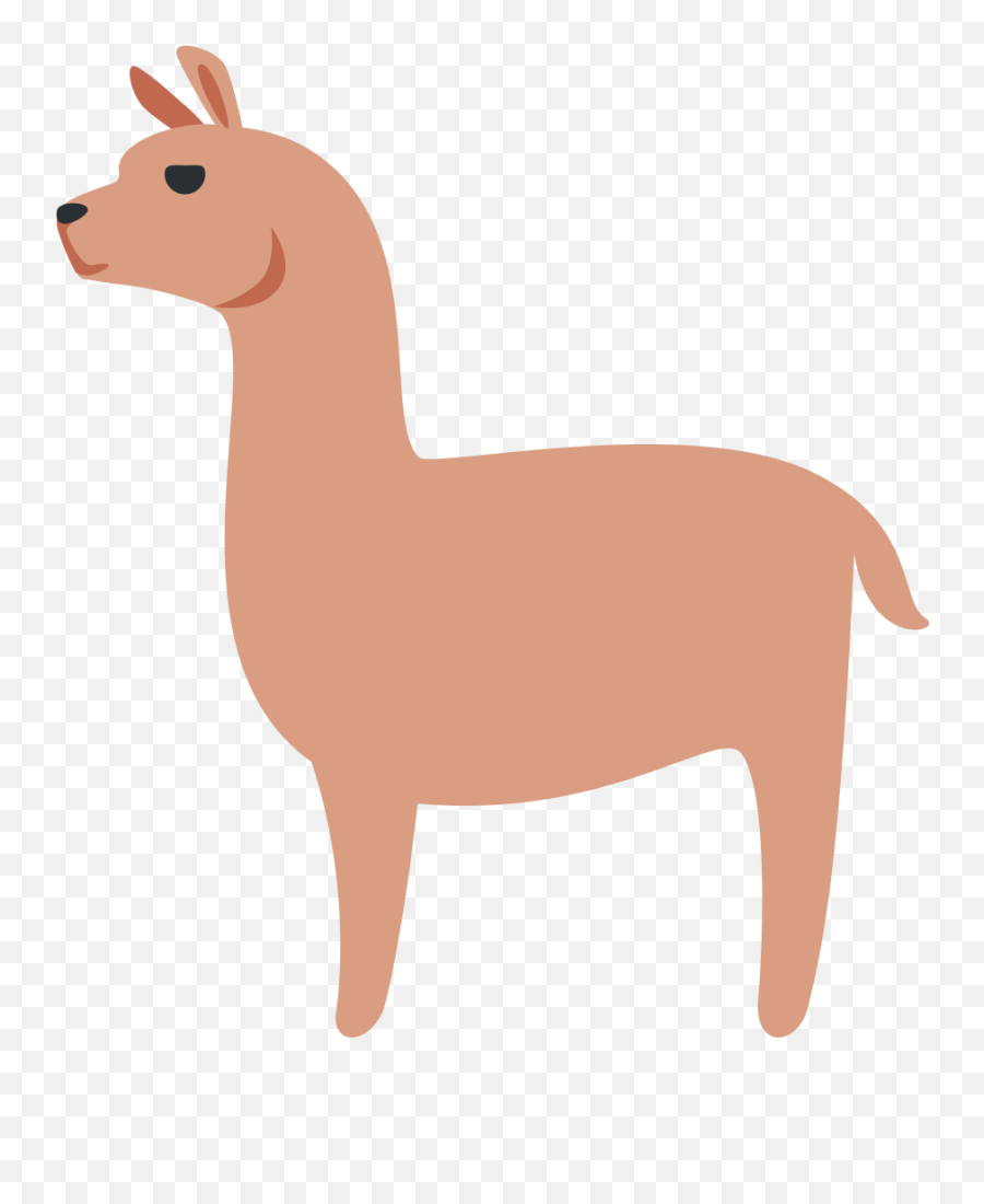 Twemoji12 1f999 - Transparent Llama Emoji,Horse Emoji