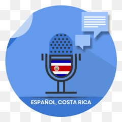Espanol Voicepad - Microphone Emoji,Costa Rica Flag Emoji