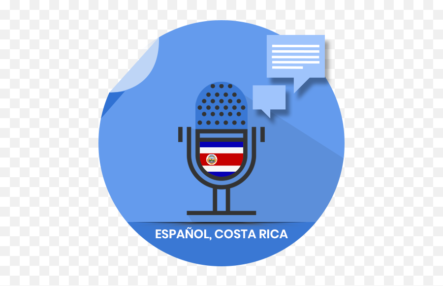 Espanol Voicepad - Microphone Emoji,Costa Rica Flag Emoji