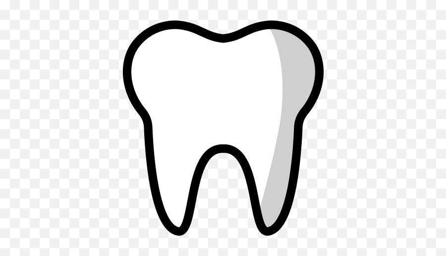 Tooth - Clip Art Emoji,Tooth Emoji