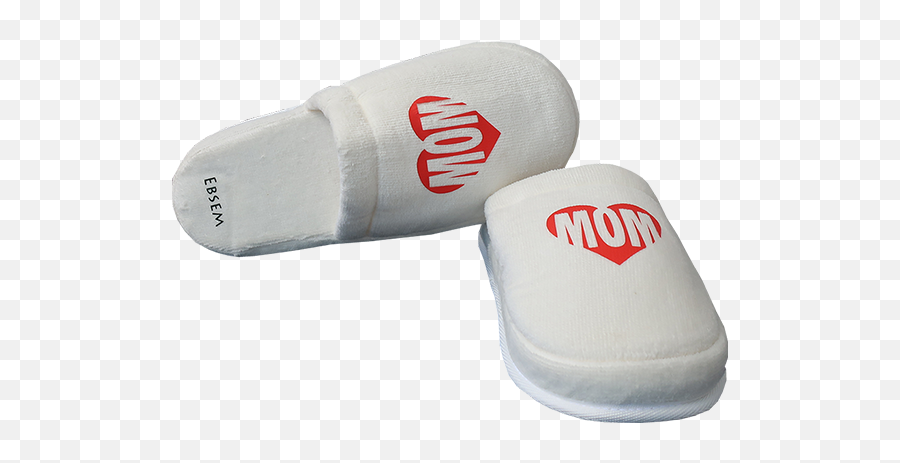 Turkish Velvet Terry Towel Slippers - Mom Emoji,Emoji Slippers