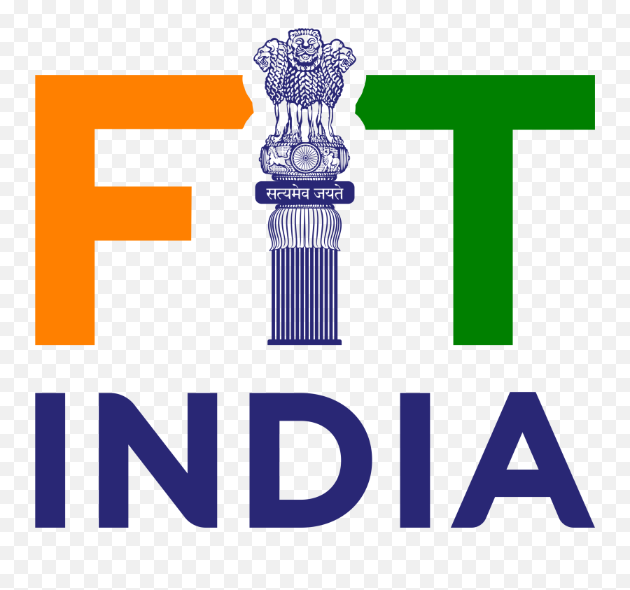 Fit India Logo Png - Fit India School Week Emoji,Fite Emoji