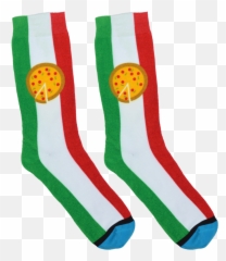 Download Italian Pizza Socks - Sock Emoji,Emoji Socks
