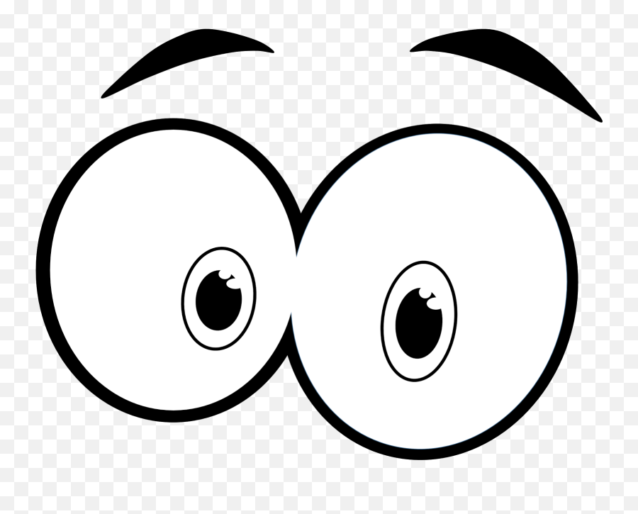 Clipart Smile Eye Transparent - Cute Eye Clipart Black And White Emoji,Googly Eyes Emoji