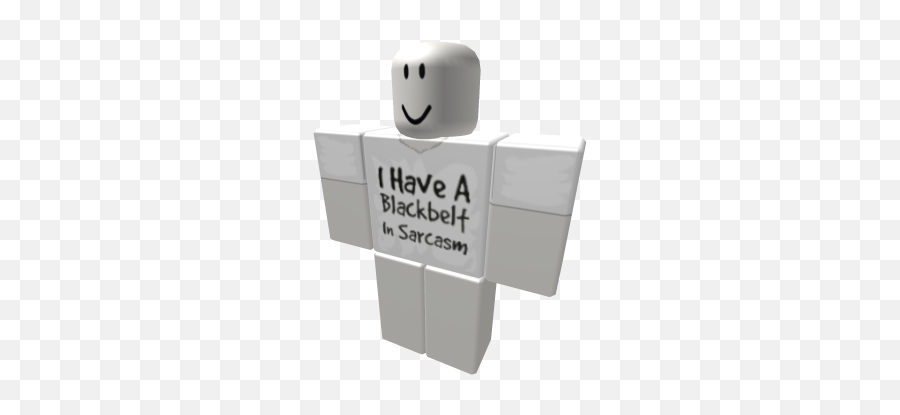 I Have A Black Belt In T - Roblox White Crop Hoodie Emoji,Sarcasm Emoticon