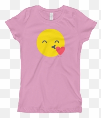 Blow A Kiss Emoji Girls T