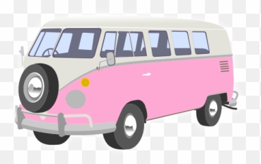 Camper Clipart Pink Camper Pink Transparent Free For - Van Clipart Emoji,Emoji Vans