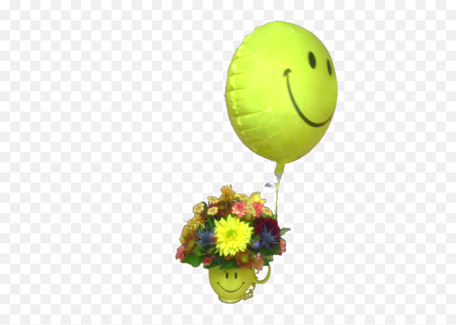 Sunshine Smiles - Smiley Emoji,Flower Emoticon