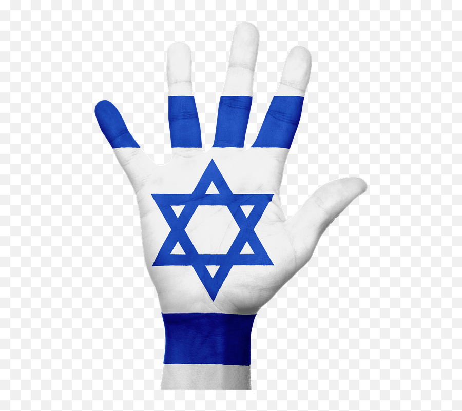Israel Flag Hand - Israel New Year 2019 Emoji,Israeli Flag Emoji