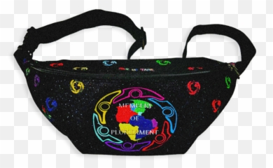 Members Of Plurliament Technicolor Ravewear Festival Fashion Accessories And Multi Media Art By Re Up Take Emoji,Emoji Shoulder Bag