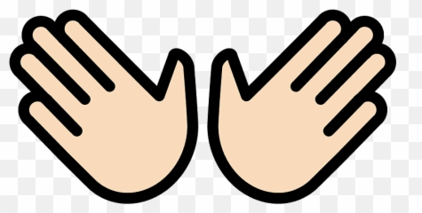 Open Hands Emoji Clipart - Autopilot Icon Png