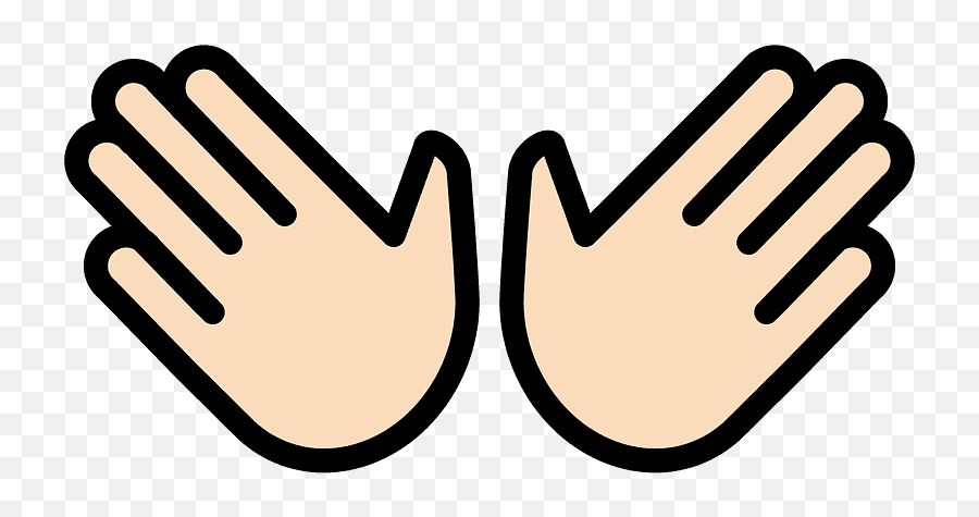 Open Hands Emoji Clipart - Autopilot Icon Png,2 Hands Up Emoji