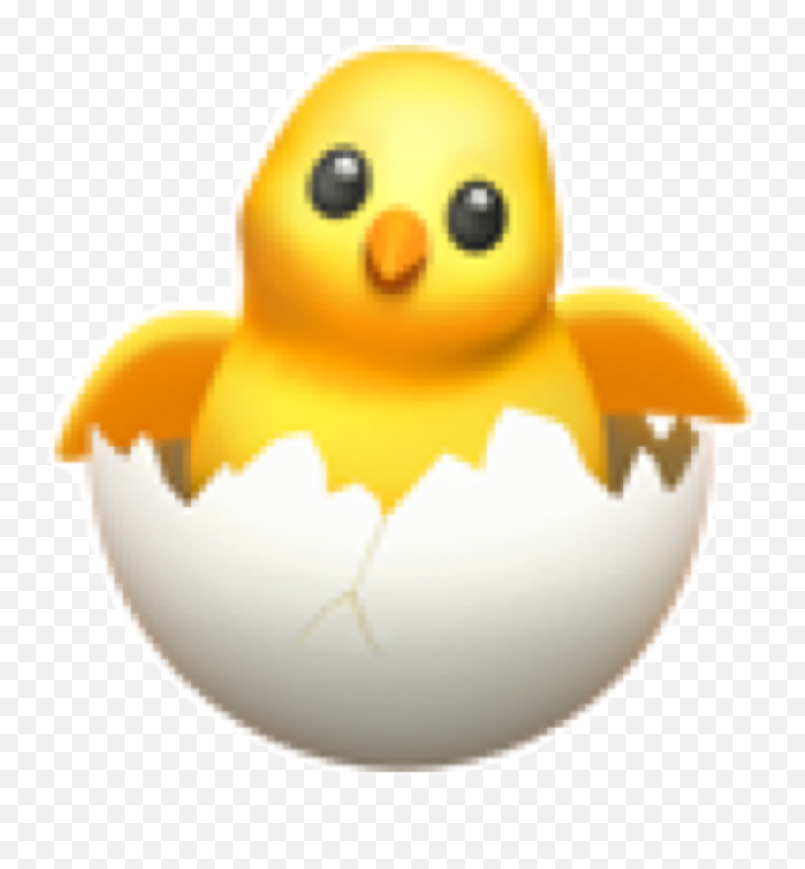 Küken Emoji Easter Egg Bird Freetoedit - Hatching Chick Emoji Png,Easter Emoji