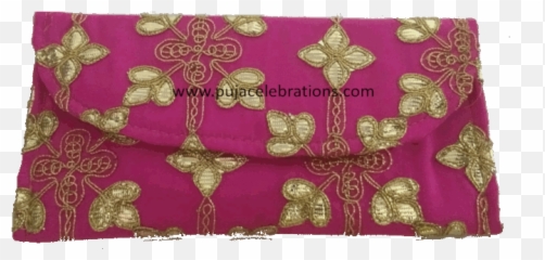 Gold Embroidered Hand Purse - Coin Purse Emoji,Emoji Wallet