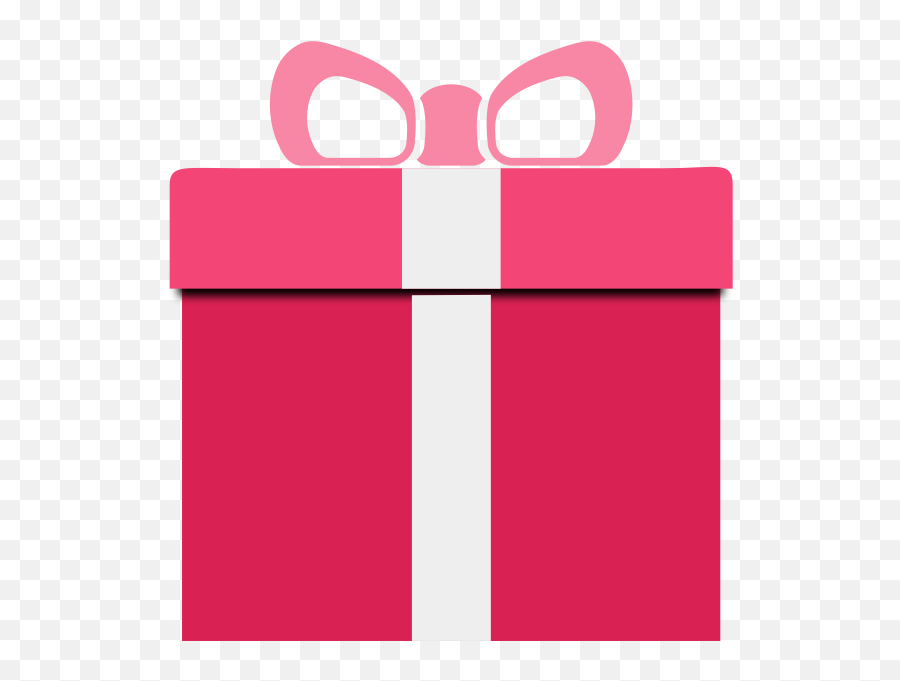 Vector Drawing Of Pink Gift Box Close - Gift Box Clipart Png Emoji,Empty Box Emoji