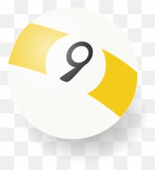 Vector Illustration Of Billiard Ball - Cue Sports Emoji