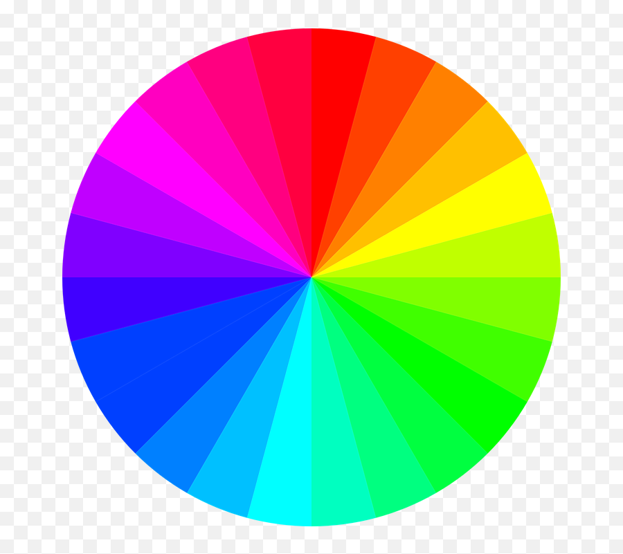 Rainbow Colors Circle Color - Colores Terciarios Emoji,Rainbow Emoji On Facebook