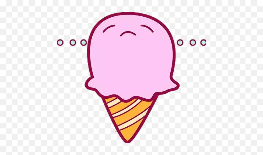 Ice Cream Emoji Stickers For Whatsapp - Crying Ice Cream Cone,Cream Emoji