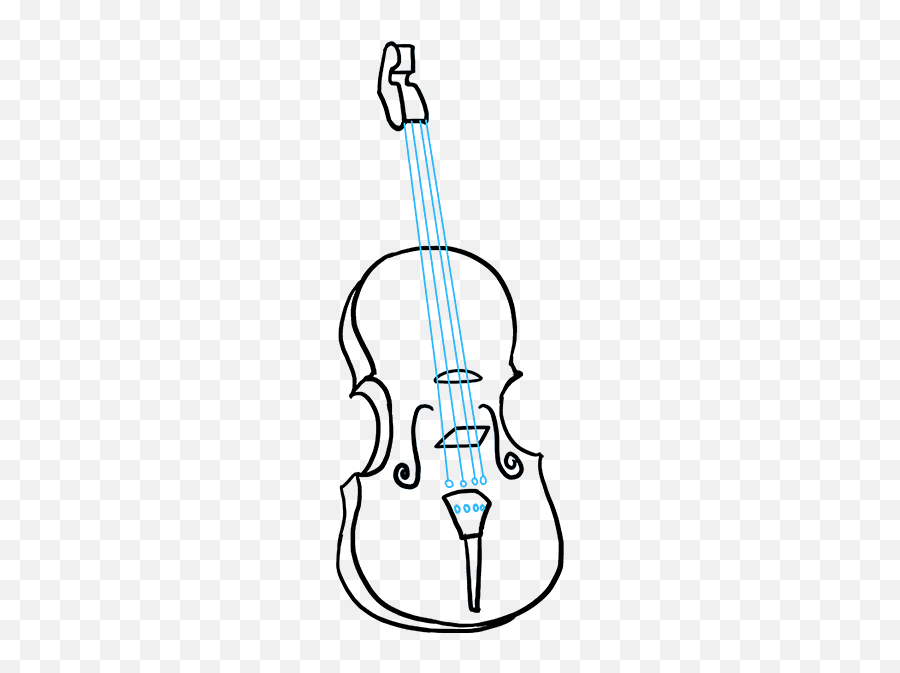 How To Draw A Violin - Violin Emoji,Violin Emoji