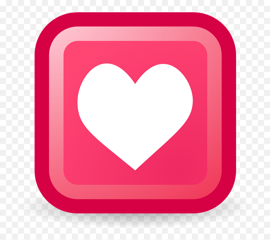 Heart Love Pink - Rectangle Shapes Vector Logo Emoji,Emoji Slippers