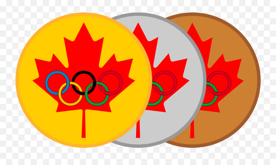 Maple Leaf Olympic Medals - Vancouver Canada Flag Emoji,Olympic Rings Emoji