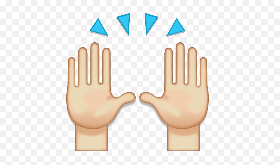Praise Hands Transparent Png Clipart - Praise Hands Emoji Png,Praising God Emoji