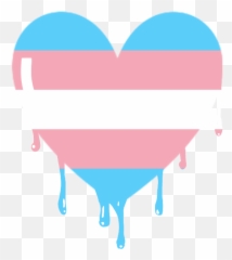Heart Lgbt Trans Pride Lovewins Tumblr Freetoedit - Lgbt Heart Melting Emoji,Trans Emoji