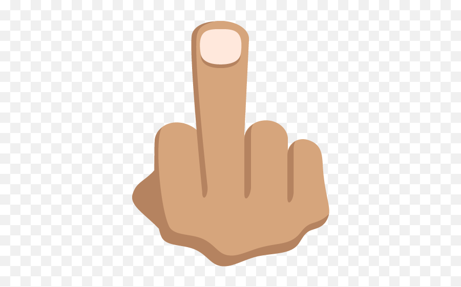 Reversed Hand With Middle Finger - Middle Finger Hand Vector Png Emoji,Ginger Emoji