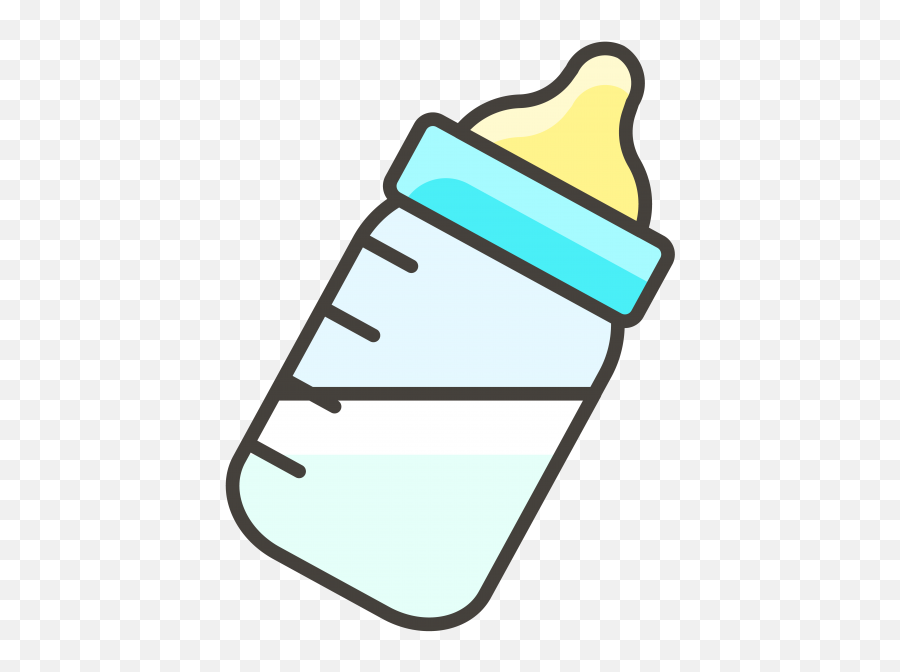 Baby Bottle Emoji Icon - Milk Bottle Icon Png Clipart Baby Milk Bottle Clip Art,Baby Emoji Png