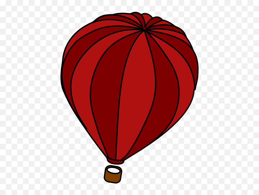 Hot Vector Cartoon Picture - Red Hot Air Balloon Clipart Emoji,Weiner Emoji