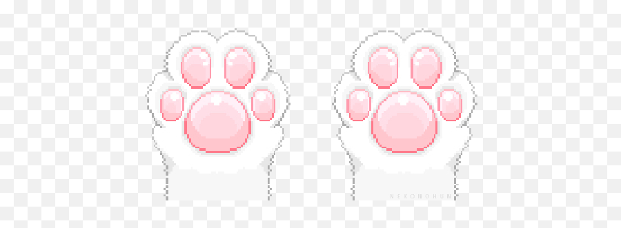 Cat Paw Paws Pixel Freetoedit - Pixel Cat Paw Transparent Emoji,Cat Paw Emoji