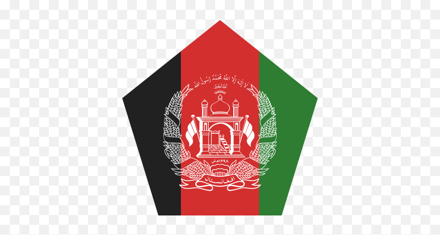 Afghanistan Flag Pentagon Icon - Flaga Zielony Czerwony Czarny Emoji,Afghan Flag Emoji
