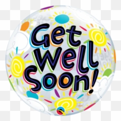 Get Well Bubbles Balloon Place - Soon Png Emoji