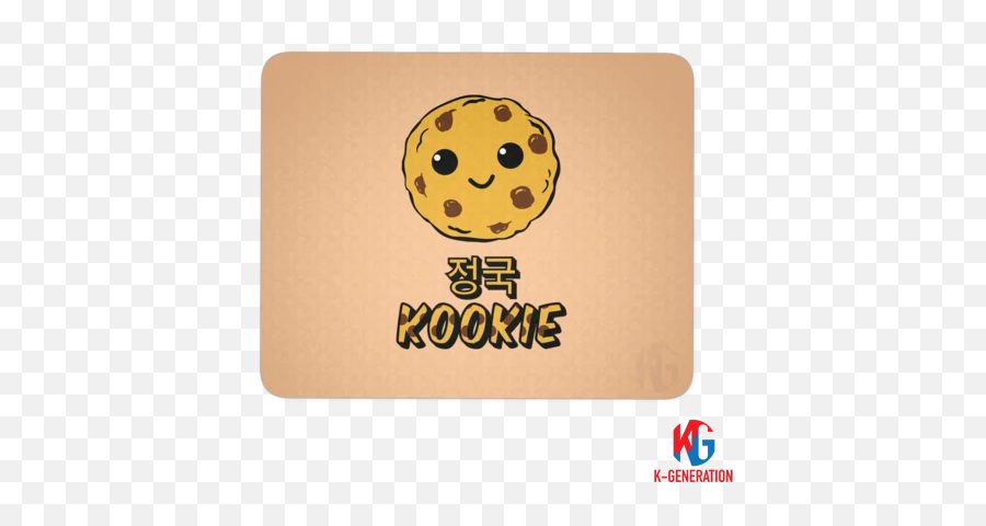 Kookie Mouse Mat - Chocolate Chip Cookie Emoji,Mouse Emoticon