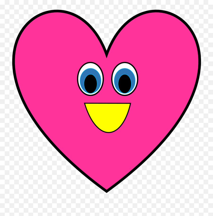Pink Love Heart Clipart Free Download On Clipartmag - Heart Shape For Kindergarten Emoji,Two Pink Hearts Emoji