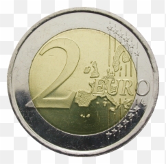 Money Euro - Sticker By Eddytward 2 Euro Coin Png Emoji,Euro Emoji