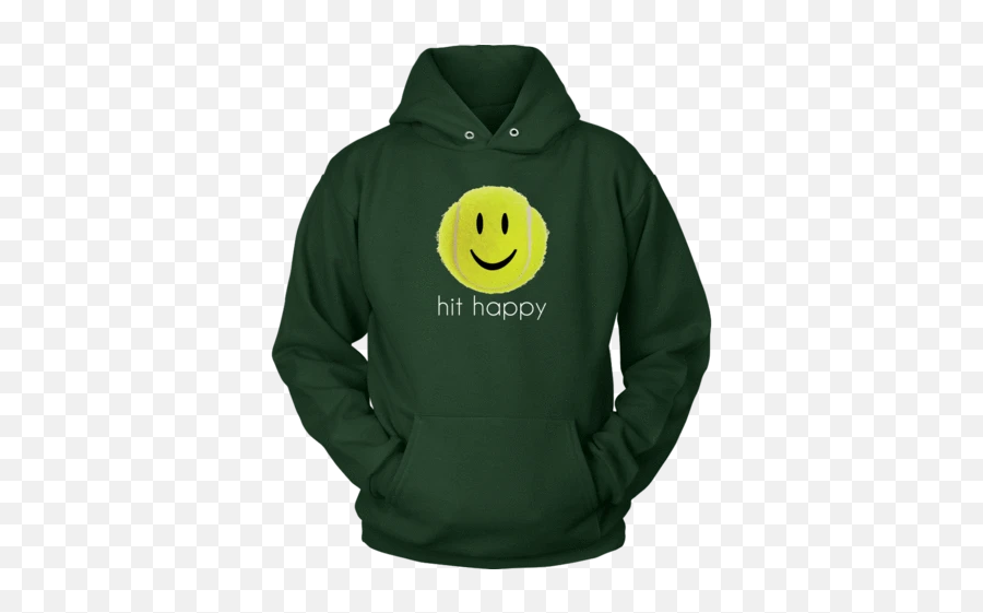 Hit Happy Tennis Hoodie - Team Valor Shirts Emoji,Tennis Emoticon