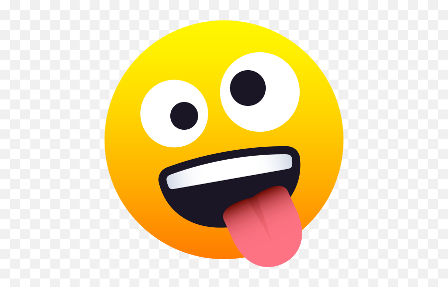 Emoji Goofy Face To - Zany Face Emoji Gif,Eyes Looking Down Emoji
