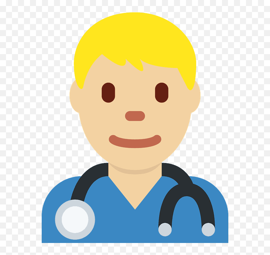 Man Health Worker Emoji Clipart Free Download Transparent - Emoji,Emoji For Doctor