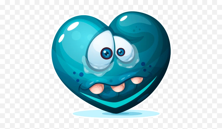 Funny Heart 2 - Stickers For Whatsapp Illustration Emoji,Octopus Emoji Android