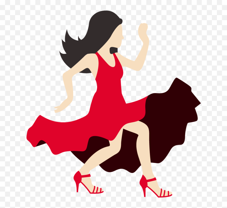 Social Distancing Laura Weatherston - Transparent Salsa Dancer Emoji,Salsa Emoji
