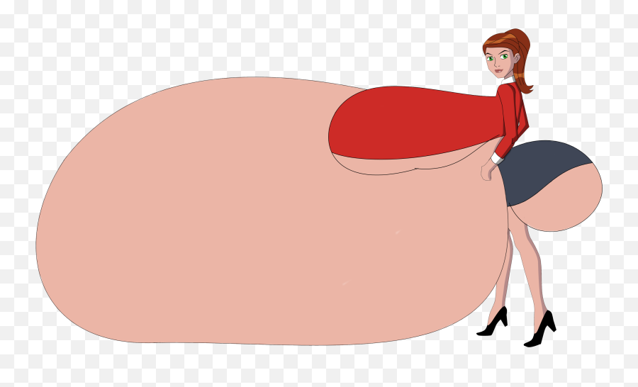 Pregnant Gwens Huge Pregnant Baby - Animated Cartoon Emoji,Pregnant Emojis